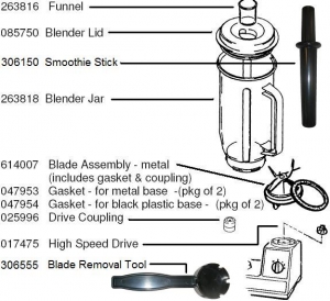Bosch Universal Blender Blade Assembly 614007